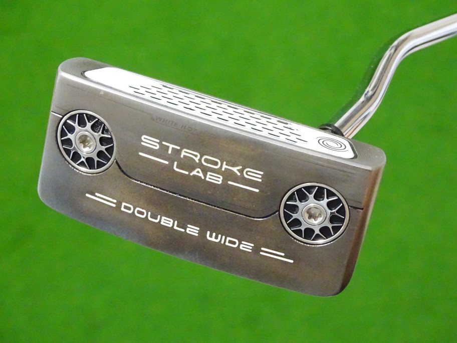 Tour Supplied Odyssey Stroke Lab Double Wide Putter 34 Inch Bronze Id Band Proto