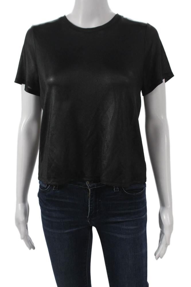 Porridge Anthropologie Womens Basic Black T Shirt Crew Neck Short Sleeve Size SFree Shipping in US $100+ Orders | $6.95 Orders Below