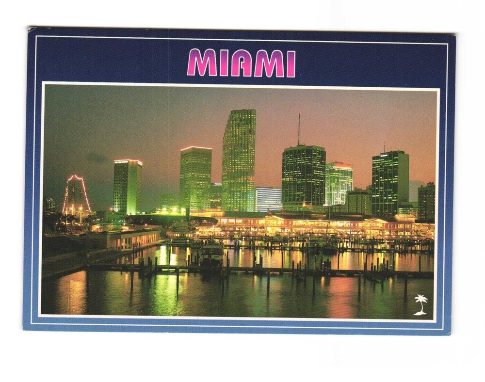 Miami, Florida Postcard Unposted