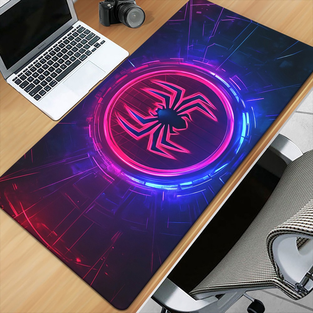 40*90cmXXL Luminous Spider Gaming Mouse Pad - Vibrant HD Printed Design, Non-Tox