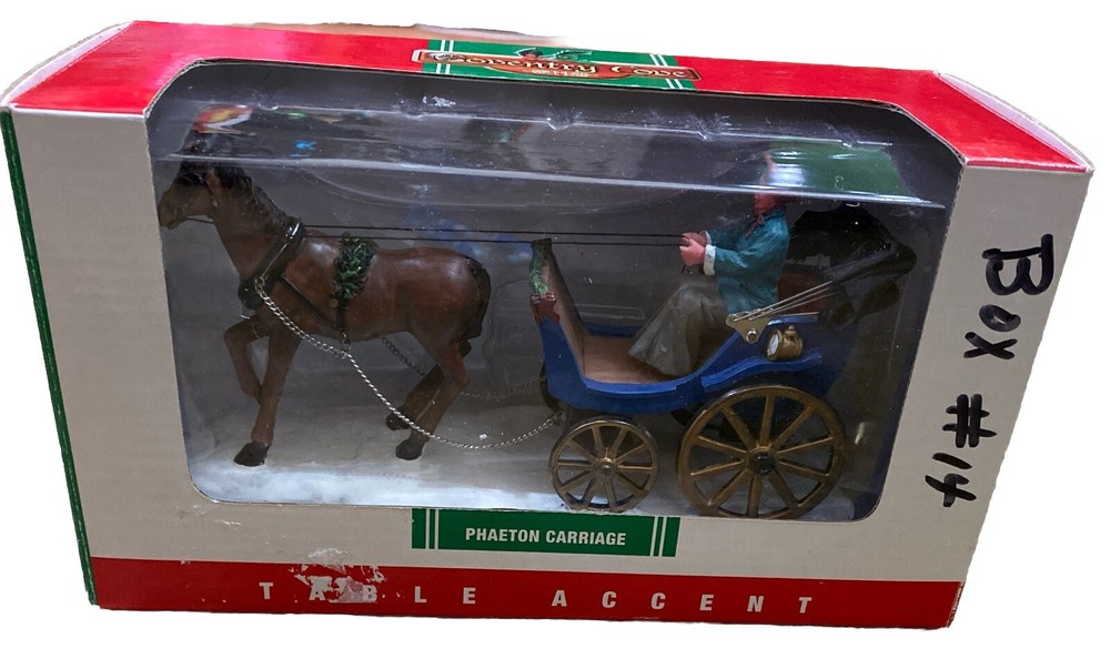2005 Vintage Lemax Inc Coventry Cove Phaeton Carriage Table Accent From Kmart