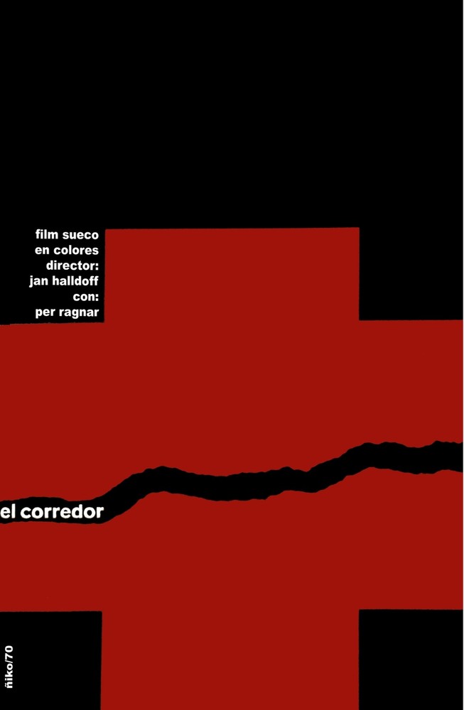 4331.El corredor.cross with line across.Movie.POSTER.Decoration.Wall room art