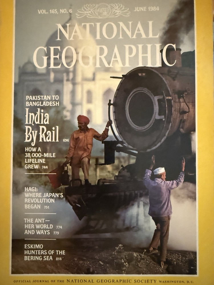 Vintage June 1994 National Geographic Journal Magazine Paperback Book = 165 #6