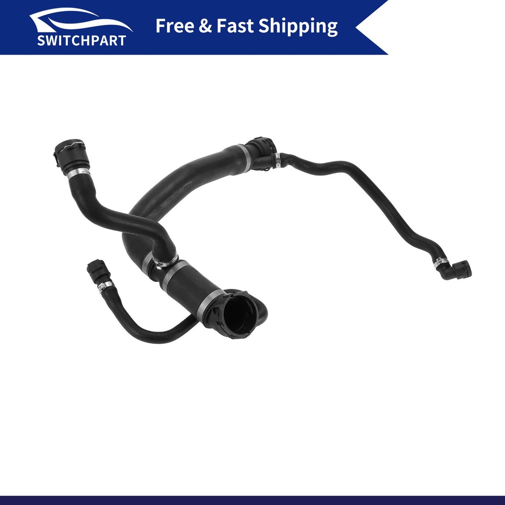 Radiator Hose for BMW X5 E53 4.4i 03-06 No.17127526856 Rubber Black 1 Pc