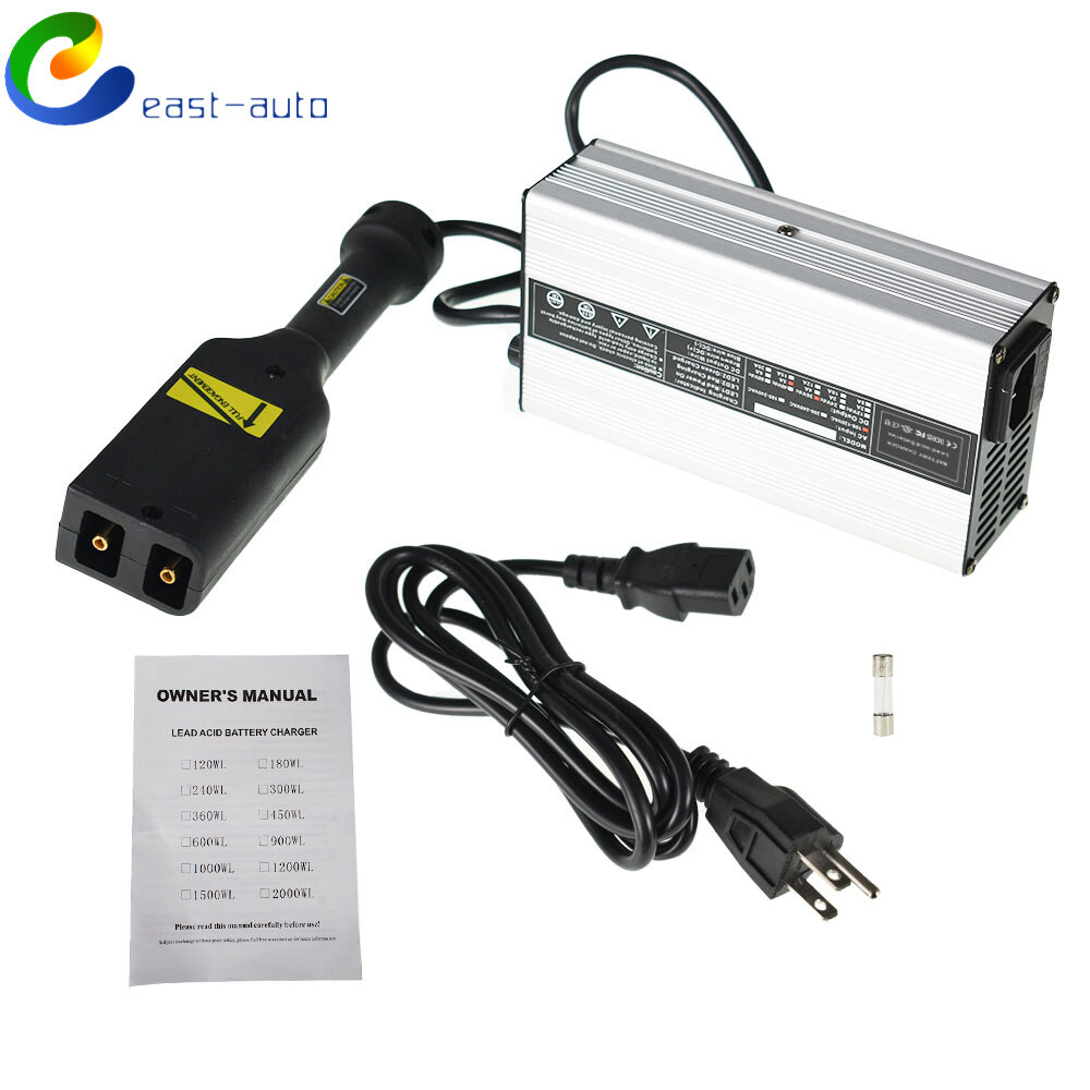 Golf Cart Battery Charger 36 Volt 5A D-Style for E-Z-Go Club Car TXT Medalist