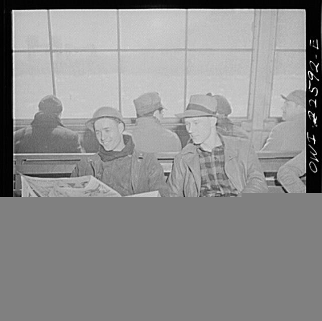 Photo:Baltimore Maryland 1930s Former Wilson Line Boat Passengers Onboard