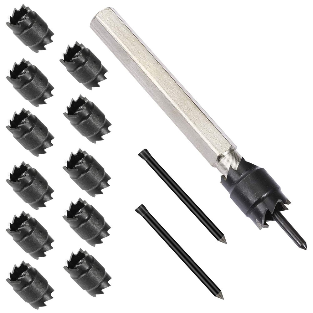 14-Pack Double-Sided HSS Spot Weld Cutter Set 3/8