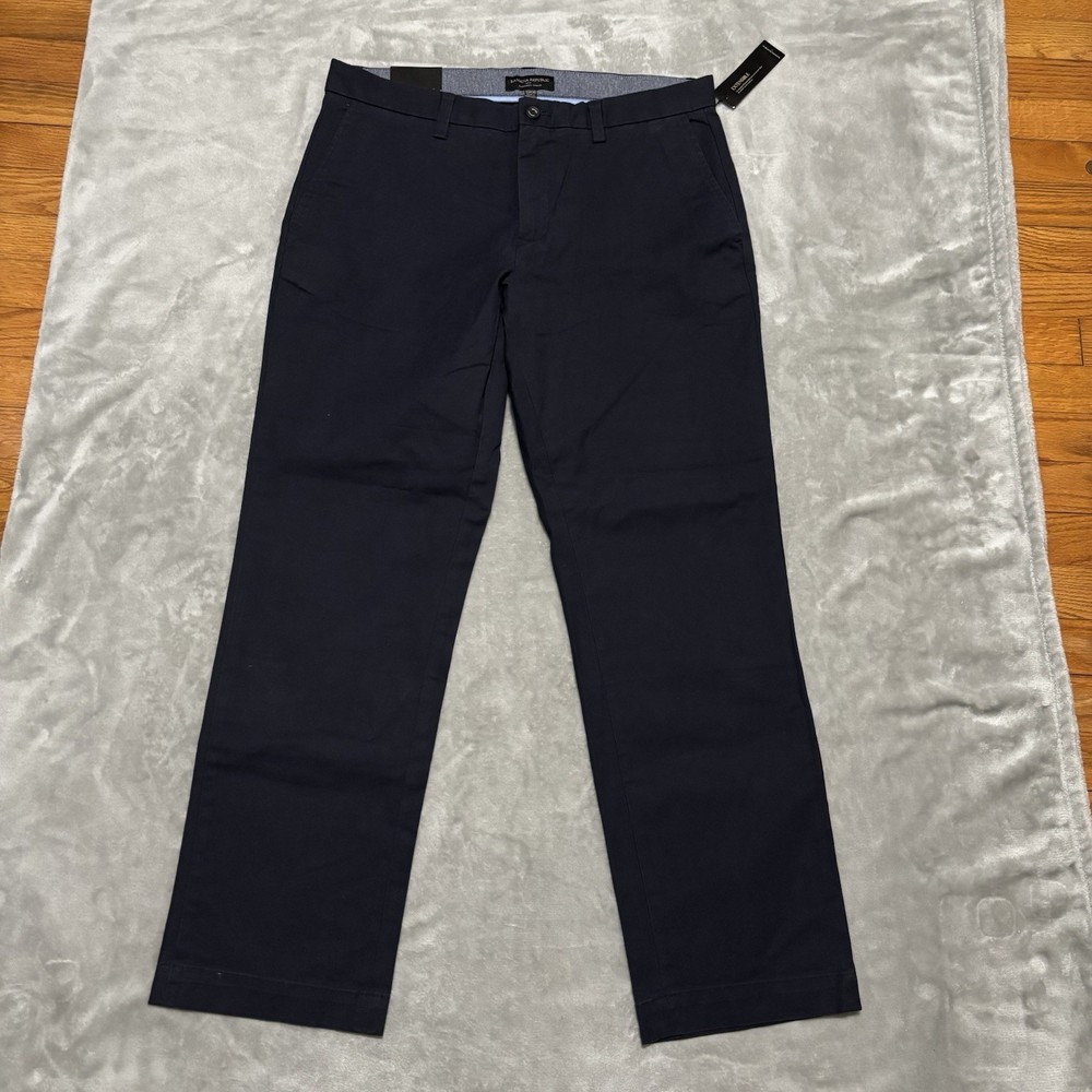 NWT Banana Republic Emerson Stretch Chino Pants Straight Fit Sz 33x30 *Fit 35x29