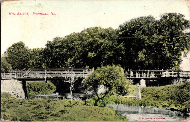 Richmond Illinois IL : BRIDGE SCENE m/14 AV4962