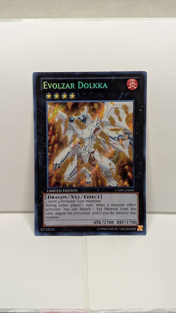 Yu-Gi-Oh Evolzar Dolkka CT09-EN001 Secret Rare Limited Edition NM