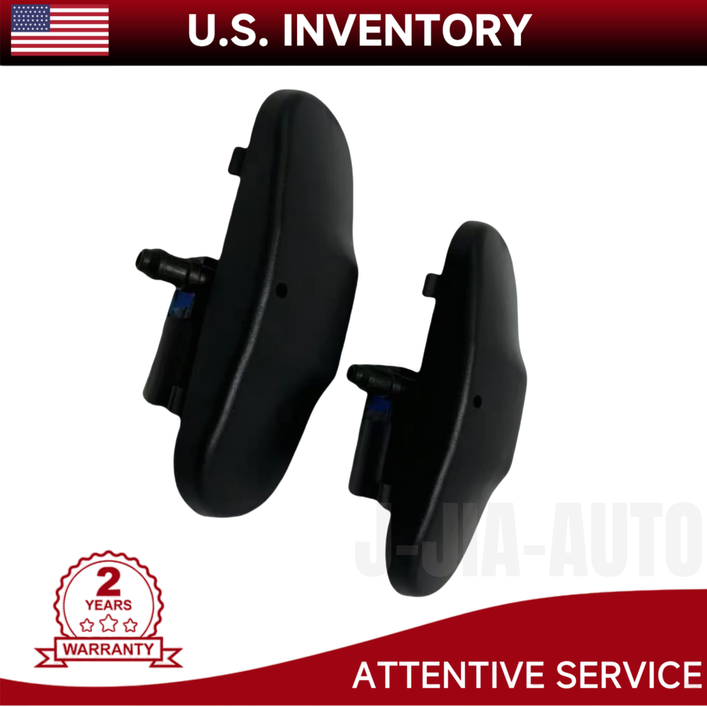 2Pcs 2KD955985 Windshield Windscreen Washer Nozzle Spray Jet For VW Passat Golf