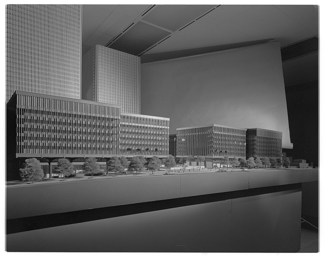 New York New York World Trade Center Model 1976 Twin Towers Skyscraper