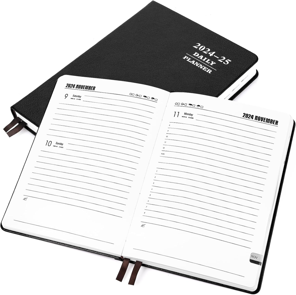 2024-2025 Daily Academic Planner - One Page Per Day from July to June