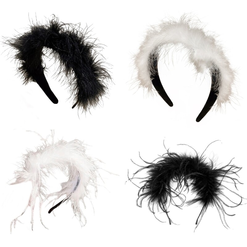 Lightweight Fashion Hair Hoop Headband for Weddings Parties Events