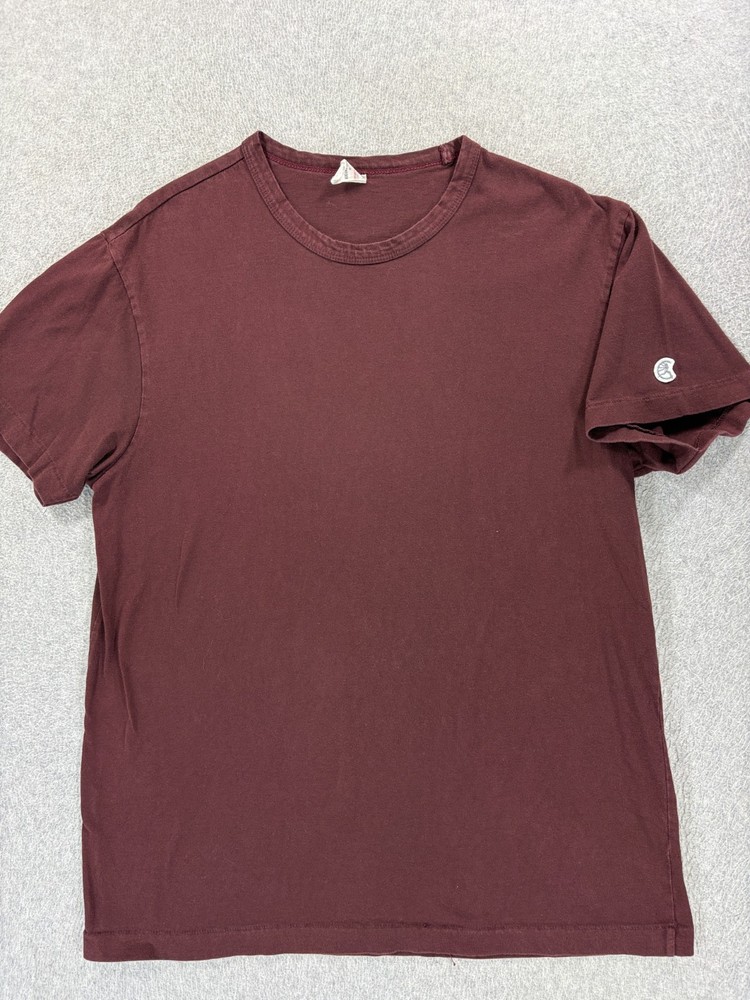 Champion X Todd Snyder Short Sleeve Crew Tee Shirt (Men's Large) Maroon