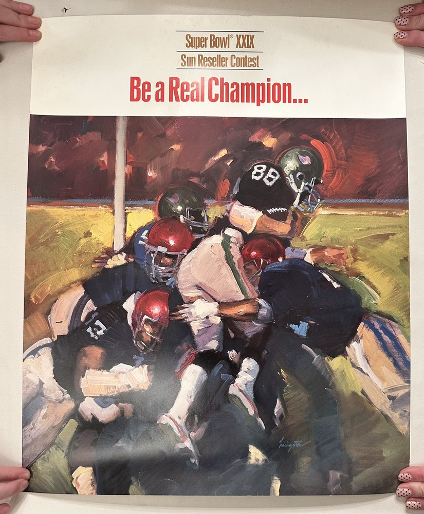 Super Bowl XXIX Sun Reseller Promo Poster Contest