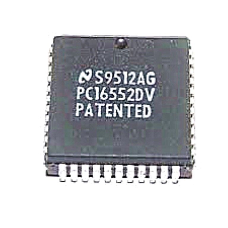 NS PC16552DV PLCC-44 UART CMOS LDCC 44 pin Plastic