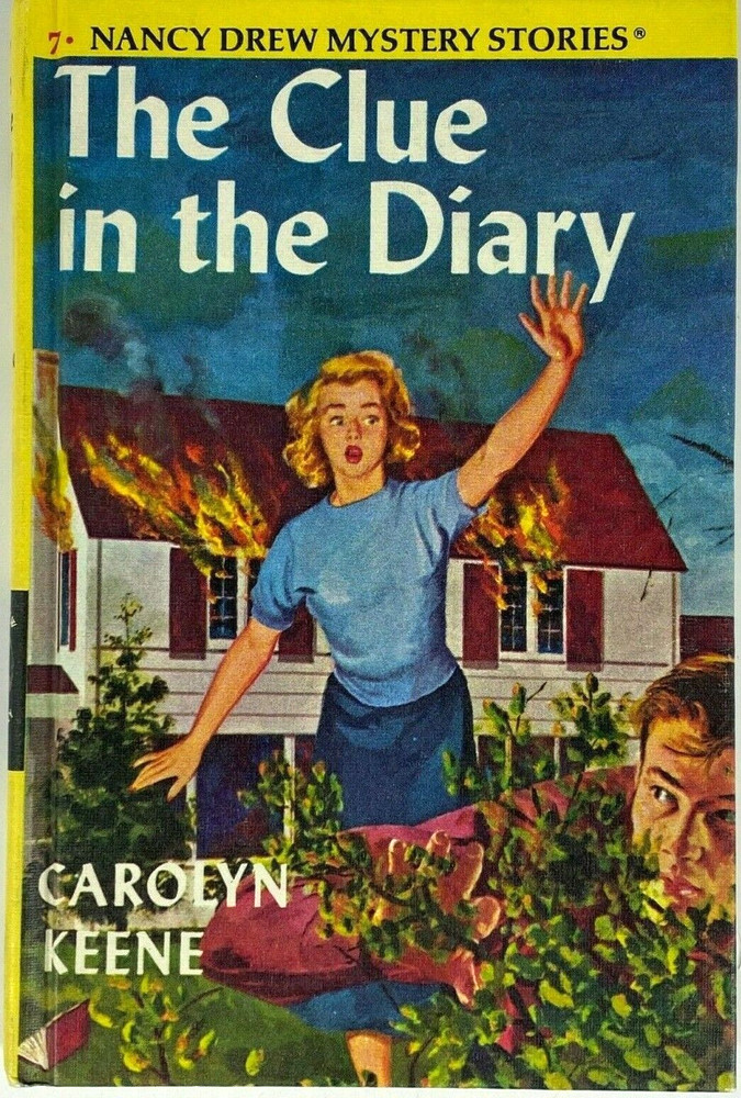 Nancy Drew Mystery Stories The Clue In The Diary Vintage 1980 Carolyn Keene HC