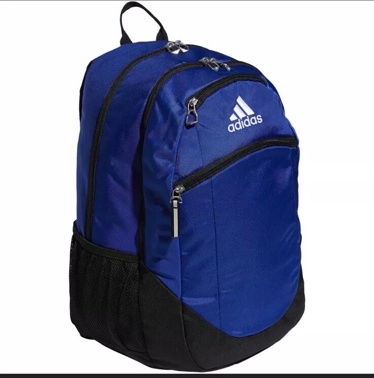 Adidas Striker Team Sports Backpack (28L) Durable Athletic Gym Laptop Bag