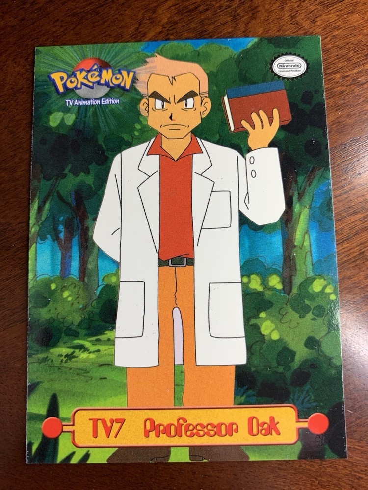 1999 Topps Pokemon TV Animation #TV7 Professor Oak FREE COMBINED SHIP