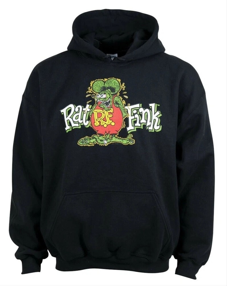 BN RAT FINK BIG DADDY ED ROTH PULLOVER HOODIE JUMPER M L XL 2XL 3XL