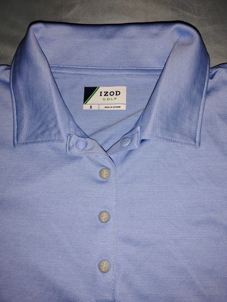 Izod Golf Sleeveless Shirt Light Blue Tank Top Women's Size Small