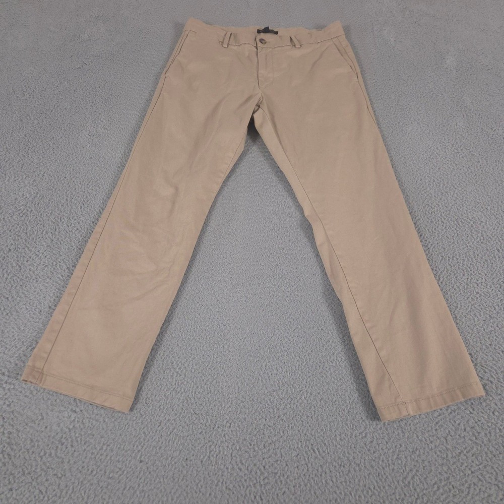 Banana Republic Pants Mens 34x30 Khaki Chino Straight Leg Stretch Cotton Twill