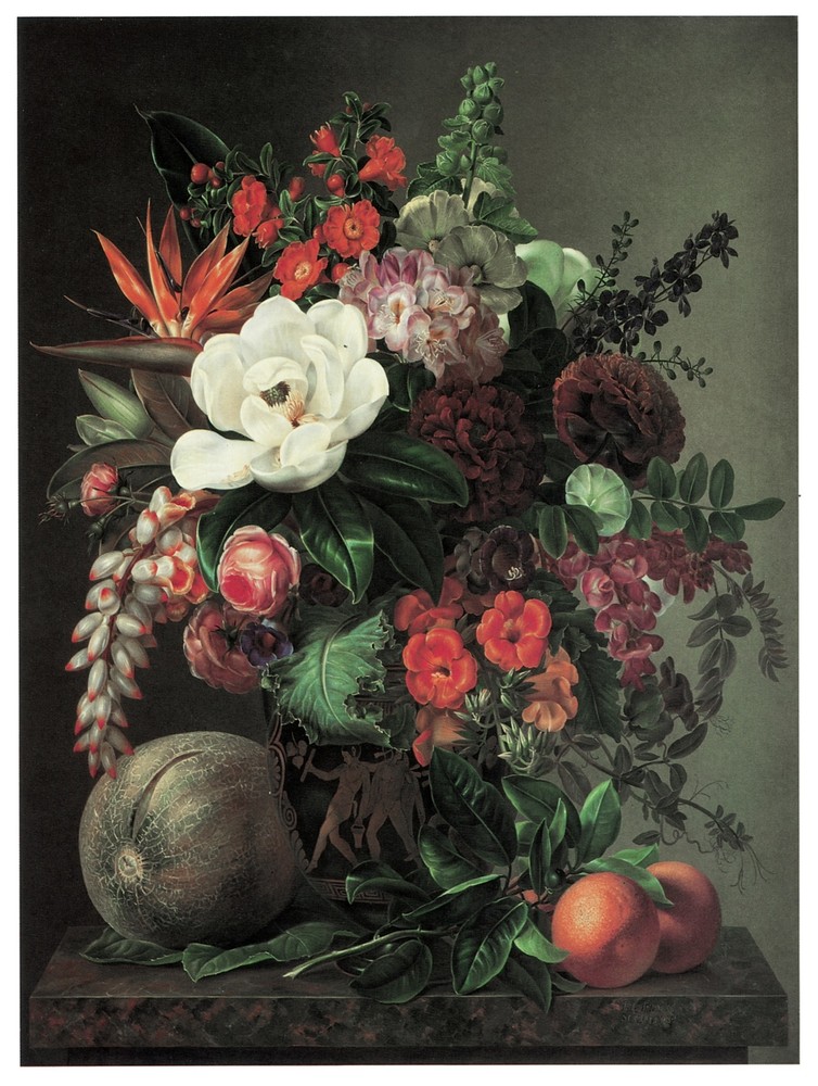Poster print.Home Room Interior design.Flower bouquet vase.6490