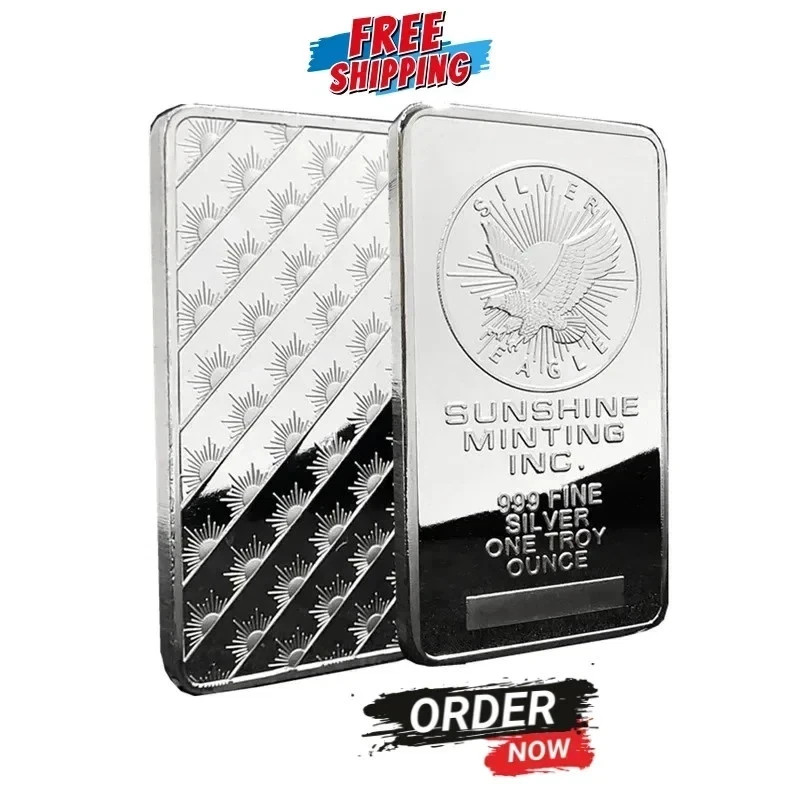 1 oz Sunshine Minting Silver Bar – .999 Fine Sealed Bullion – Troy Ounce