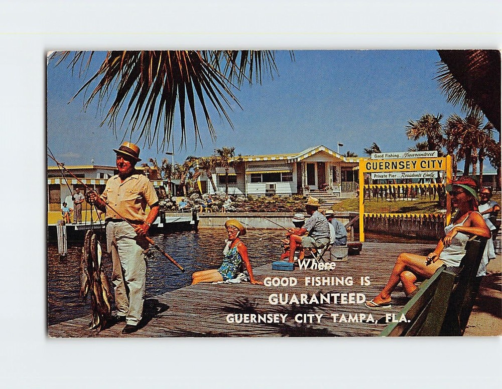 Postcard Guernsey City Tampa Florida USA