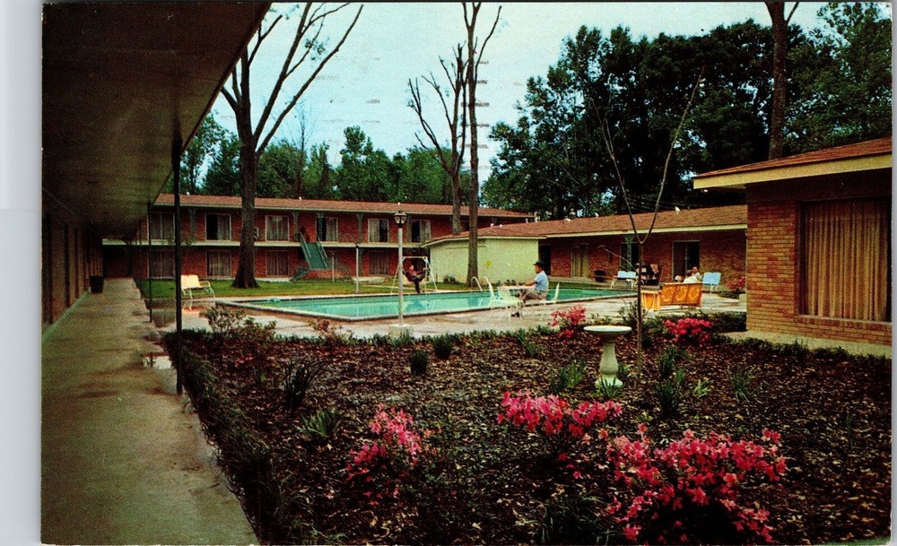 Baton Rouge LA-Louisiana, Motel Metz And Restaurant, Vintage Postcard