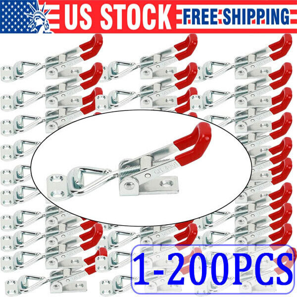 Steel Toggle Latch Catch Adjustable Lock Clamp Anti-rust Clip For Box Case lot