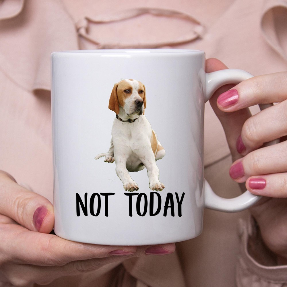 Funny English Pointer Dog Mug Gift for Lazy Dog Moms Who Love Apricot Canines