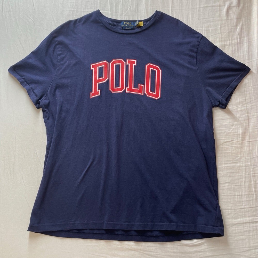 Polo Sport Ralph Lauren Men’s Size     X - Large  T-Shirt Navy Blue Short Sleeve