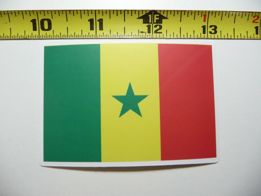 Senegal Flag Decal Sticker - Show National Pride & Patriotism  
