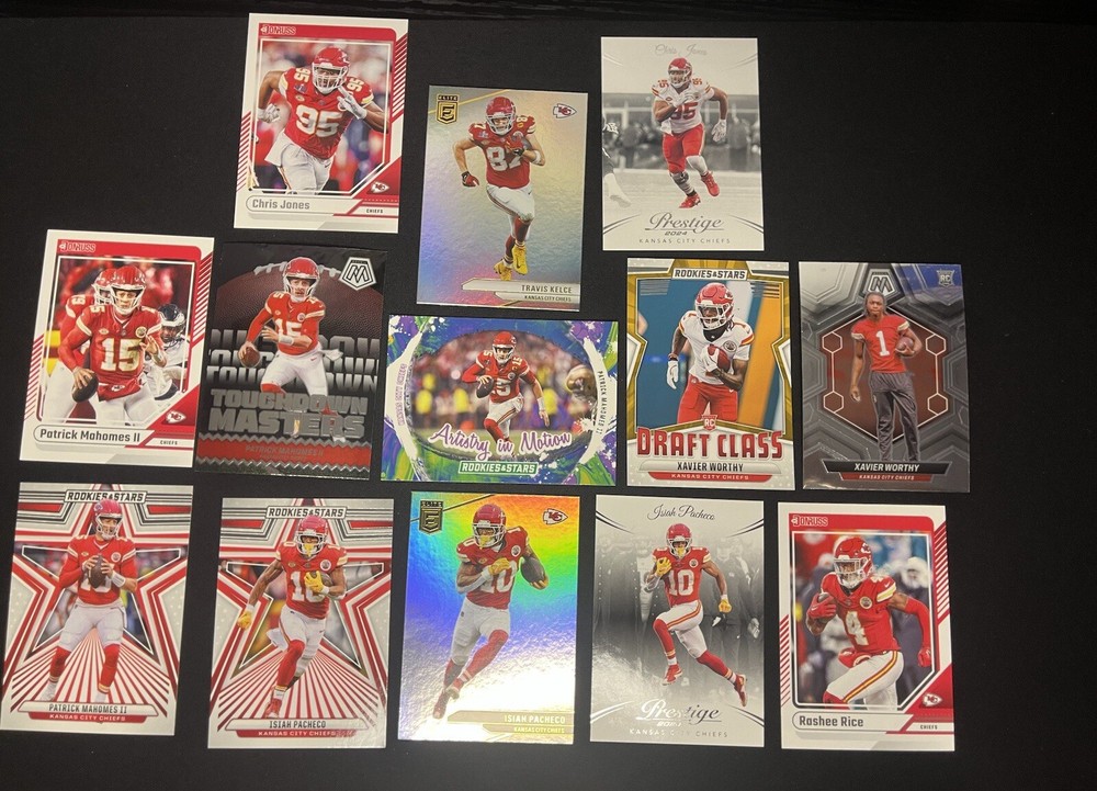 Kansas City Chiefs Football Card Lot