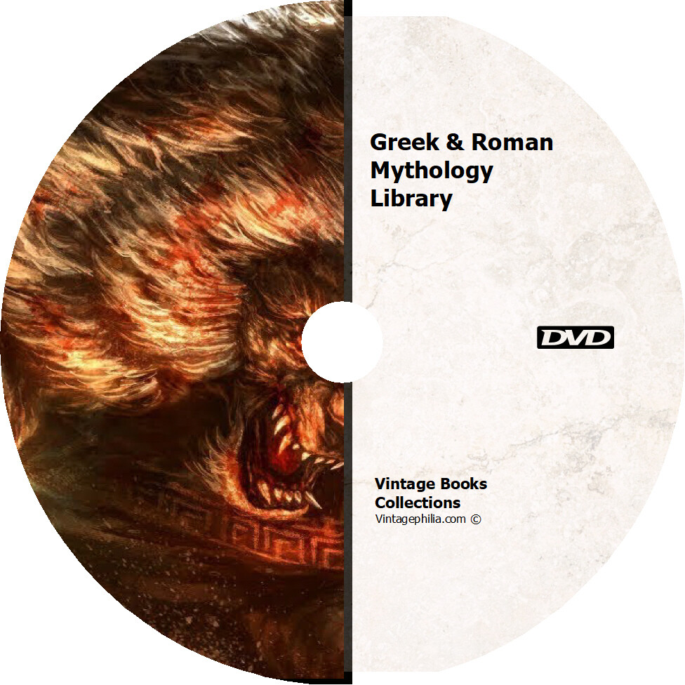 HUGE GREEK & ROMAN MYTHOLOGY COLLECTION * 140 BOOKS on DVD * GODS PLATO ACHILLES-image