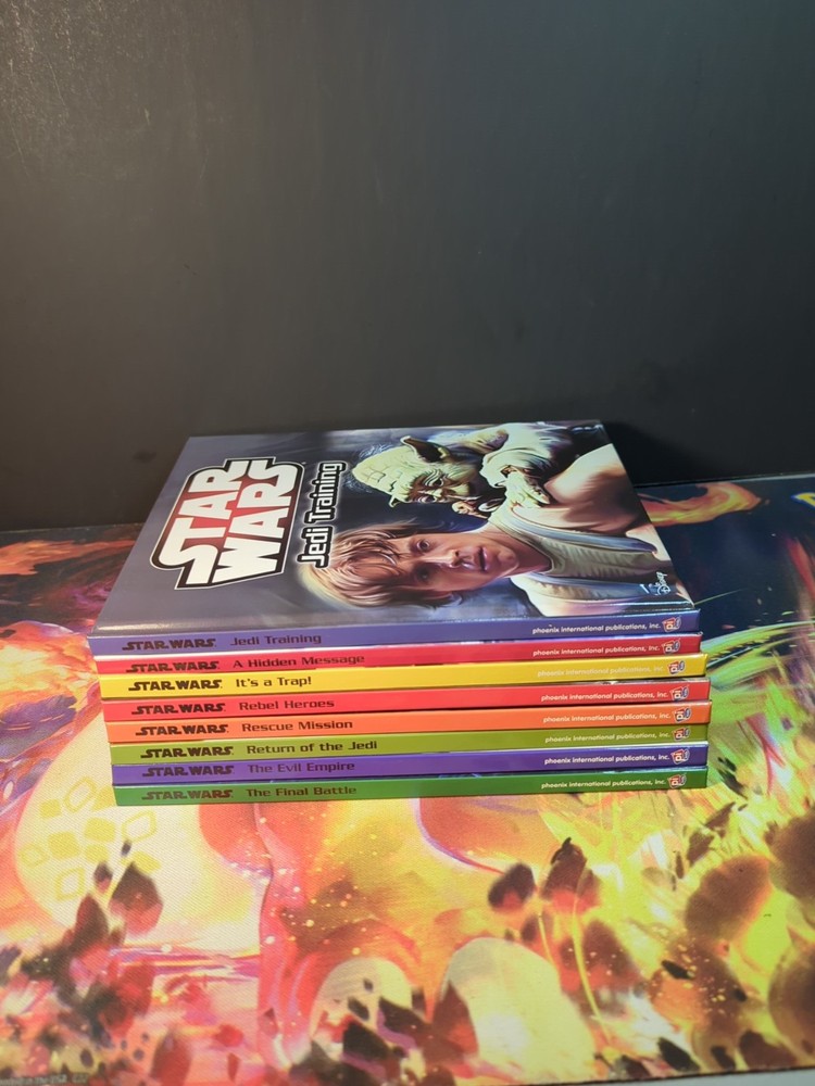 STAR WARS Me Reader Complete 8-Book Hardcover Lot,  Disney Story Reader