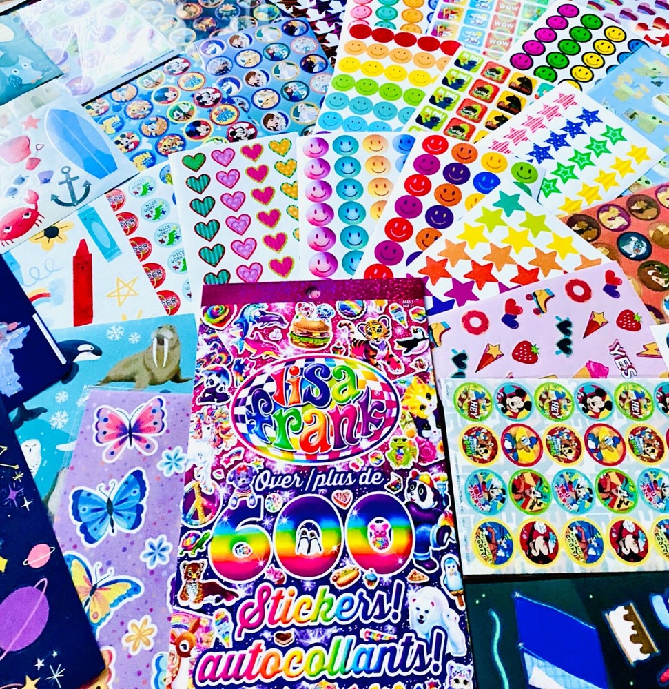 900+ Vibrant Scrapbooking Stickers - Huge Variety of Fun Themes