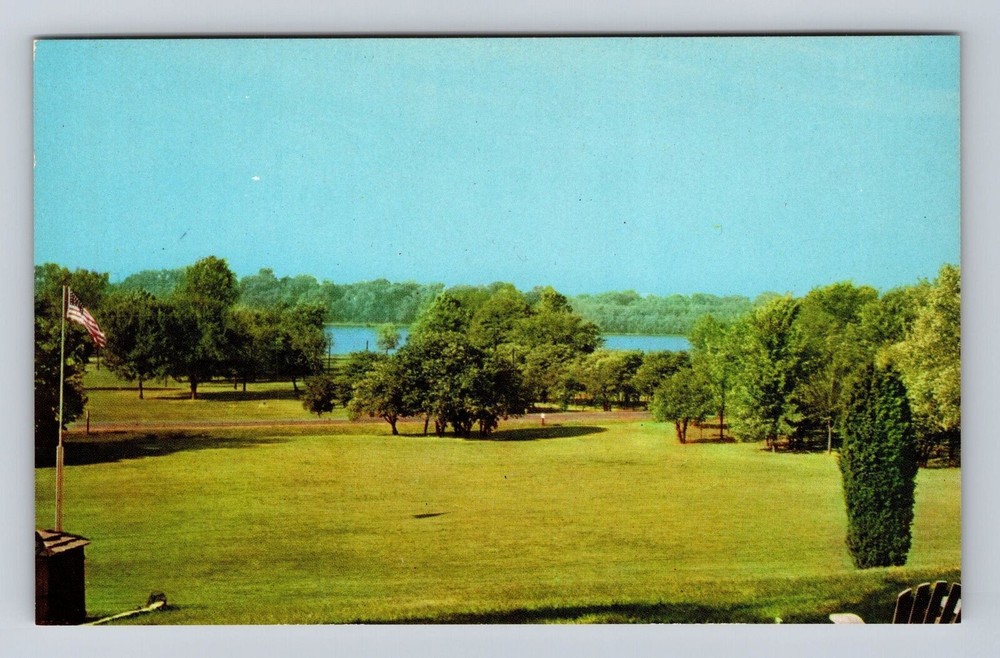 Grafton IL-Illinois, Illinois River, Pere Marquette State Park, Vintage Postcard