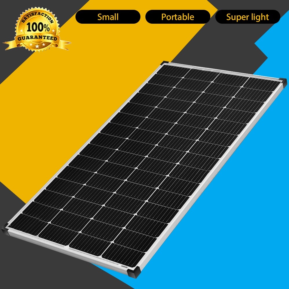 200W 12V Monocrystalline Solar Panel High-Efficiency PV Charger  