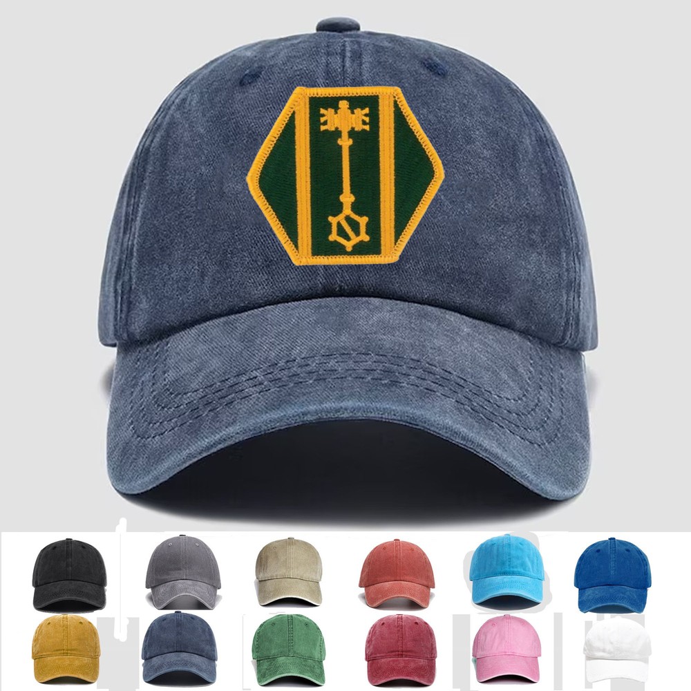 Custom Embroidered Hat 46th Military Police Command, Veteran Cap, Trucker Hat