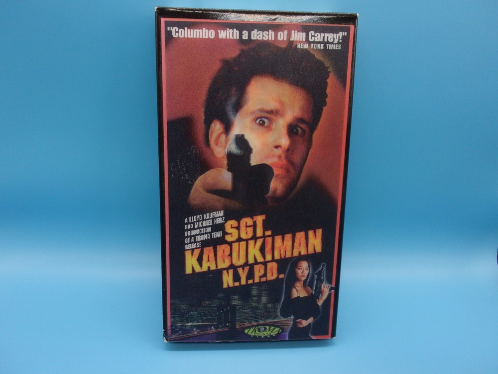 Sgt Kabukiman Nypd ( Vhs 1997 Troma ) Original Holographic Box Collectible Video