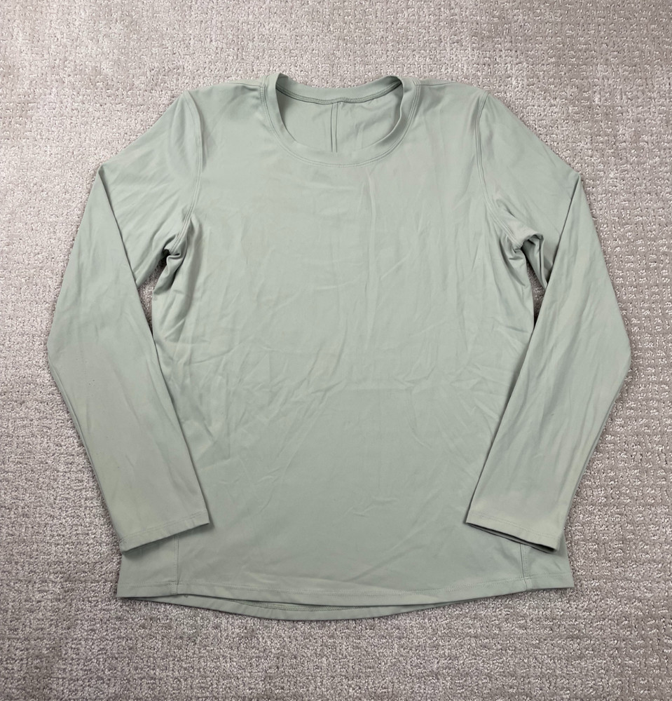 Lululemon Shirt Womens Size 8? Long Sleeve Athleticwear Performance Gymwear Run
