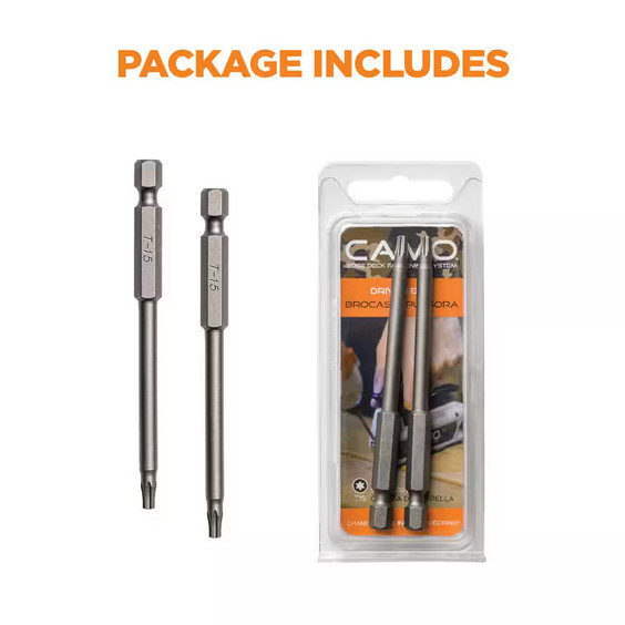 3 in. T15 Star Drive Steel Driver Bits (2-Pack)