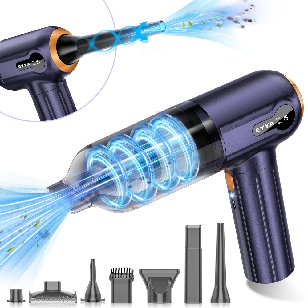 Cordless Handheld Car Vacuum Cleaner 15000PA High Power Portable Mini Vacuum for Auto Home
