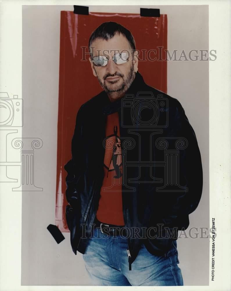Press Photo Musician, entertainer, and former Beatle Ringo Starr - afx02311