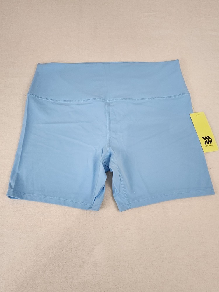 All in Motion 1X Light Blue Everyday Soft Ultra High-Rise Bike Shorts 6