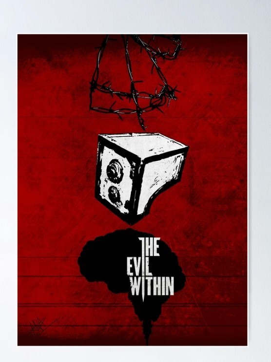 The Evil Within Minimalist Video Game - Game Wall Art - Video Game Art Poster