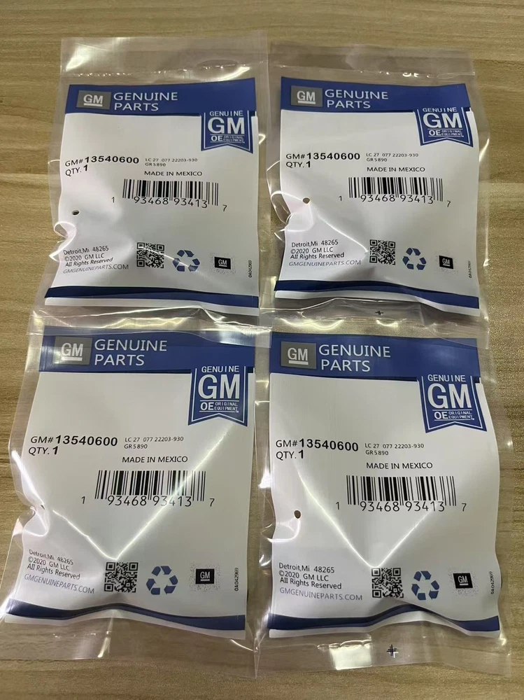 4 PC OEM 13540600 TPMS Sensors for Buick Cadillac Chevy Tires